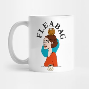 Fleabag drawing with lettering Mug